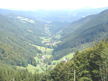 Route des cretes: vue du col des bagenelles